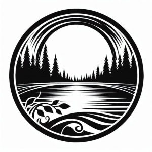 Wall art: Sunrise (four colours) 