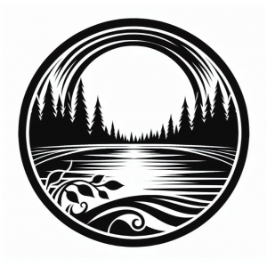 Wall art: Sunrise (four colours) 