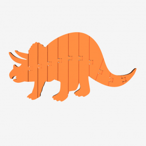 Articulated triceratops