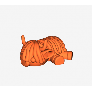 Articulating Highland Cow