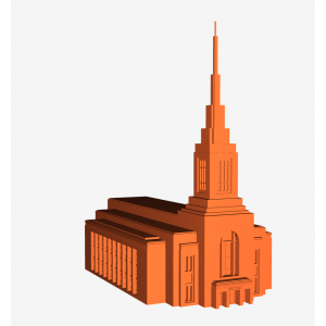 Burley Idaho Temple Hollow for Lighting effect