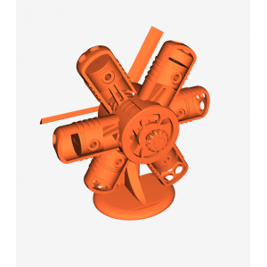 Double Row Radial Engine