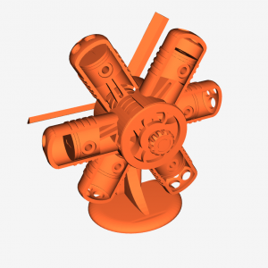 Double Row Radial Engine Double Row Radial Engine
