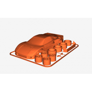 Ferrari F40 Kit Card