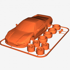 Honda NSX Type R Kit Card