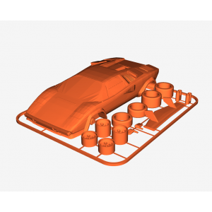 Lamborghini Countach Kit Card