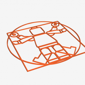 Lego Vitruvian Man Wall Art