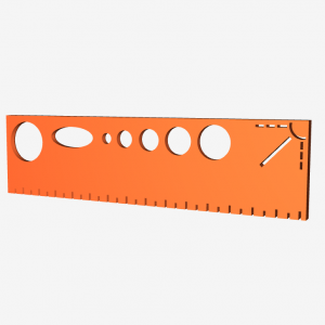 Multifunctional School Ruler