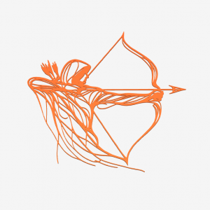 Mythical Archer Wall Art