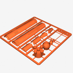 NASA Saturn V Kit Card 