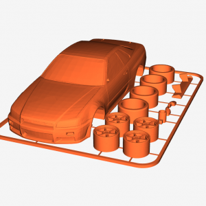 Nissan Skyline GTR R34 Kit Card