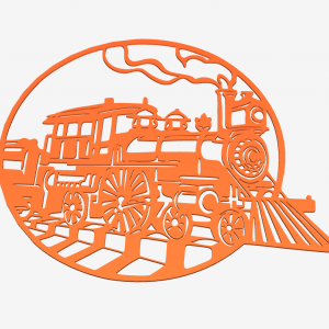 Steam train Wall decor