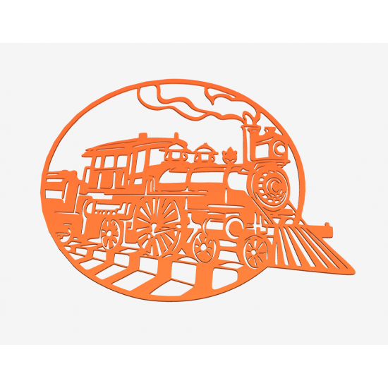 Steam train Wall decor Steam train Wall decor