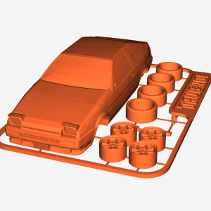 Toyota Sprinter Trueno Kit Card