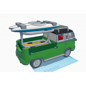 VW Bus Pickup Year 1968 Designer Ed van der Heijden.