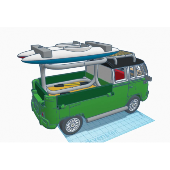 VW Bus Pickup Year 1968 Designer Ed van der Heijden.