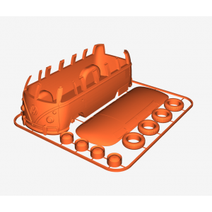 VW T1 Bus Samba "Bulli" Kit Card 