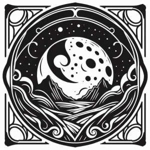 Wall art: Dreamy land 3 (two colours, three colours)