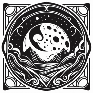 Wall art: Dreamy land 3 (two colours, three colours)