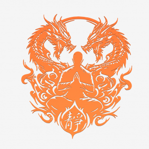 Zen Dragon Meditation Wall Art